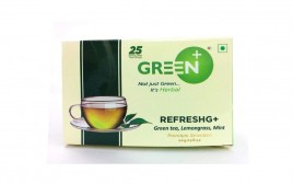 Green + Refreshg+ , Green Tea, Lemongrass, Mint Tea  Box  25 pcs